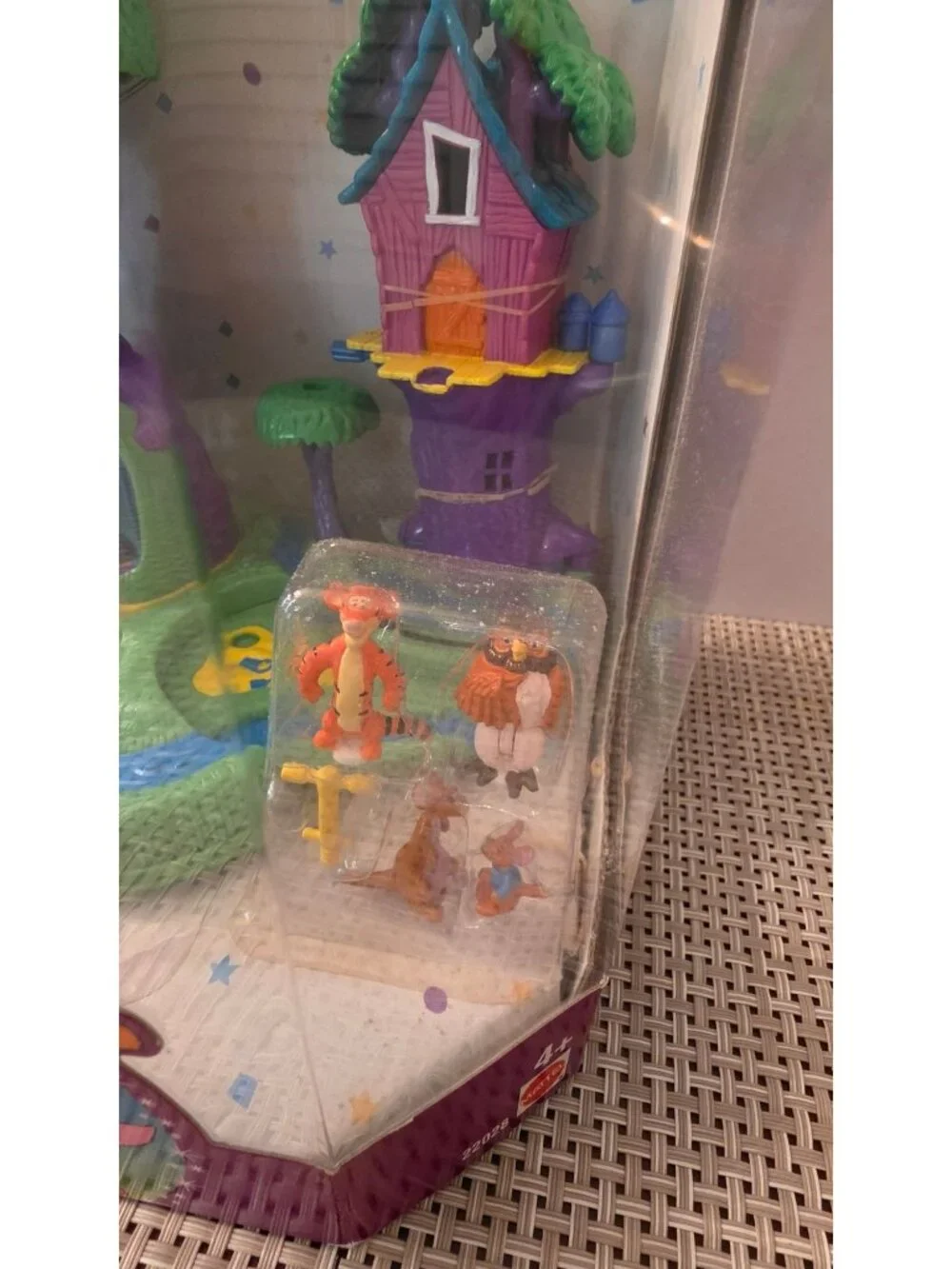 rare vtg DISNEY WINNIE THE POOH HUNDRED ACRE WOOD TREEHOUSE PLAYSET polly pocket